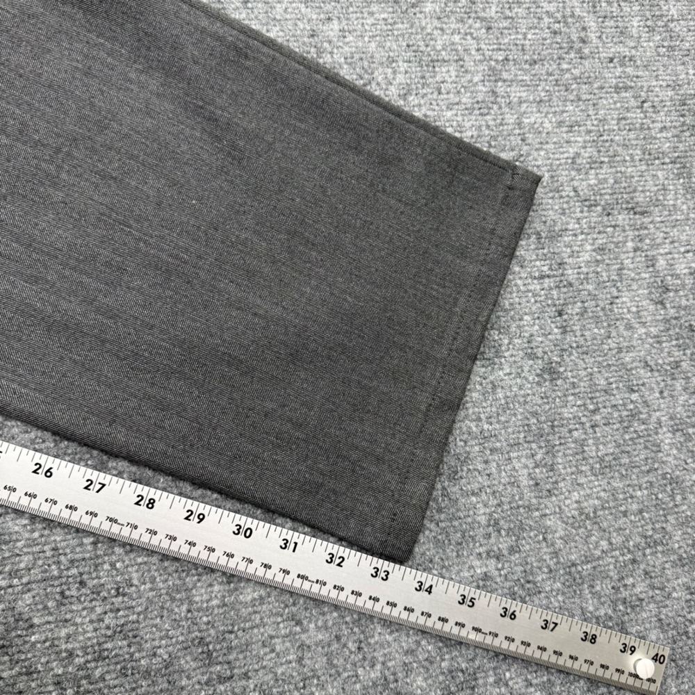 ALBERTO Men‎ Herringbone Comfort Fit Trousers Pants Size 36 Charcoal Gray - Picture 12 of 12